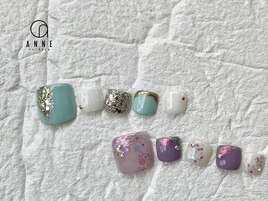 foot art design7月☆パラジェル