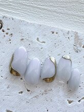 アンドット(anDot.)/ミラーニュアンスネイル