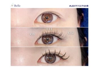 ベル(Belle)/【120本】LEDマツエク