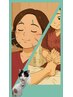 【ゆみこ】美肌/睡眠/顔頭にハリ&足つぼ(膝下まで)5500円→5000円／60分