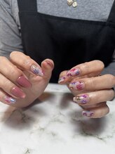 テソロネイル(TESORO nail)/花柄アート