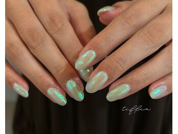 ネイルサロン ティフィン(tiffin)/～ミントミラーネイル～