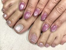 サリーネイル(sary nail)の雰囲気（ハンドとフット両方お任せください♪うるツヤカラー多数ご用意◎）
