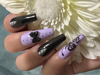 アスホネイル(飛帆Nail)の写真/アートが得意な実力派ネイリストが貴女の指先を綺麗に彩る♪持ち込みデザインOKで理想の指先を実現します◎