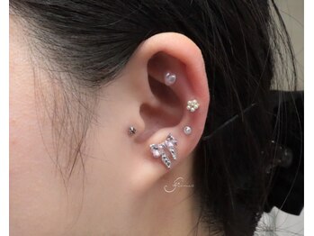 ハチナナヨンネイル(f*w874nail)/耳ツボジュエリー