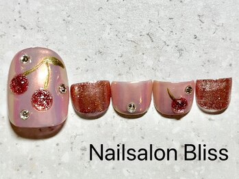 ネイルサロンブリス(nail salon Bliss)/定額FOOTシンプルアート¥5720