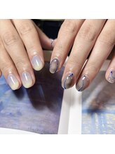 プリュネ(Prune)/グラデ/アシメ/淡い