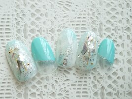 華やかなジェルネイル☆