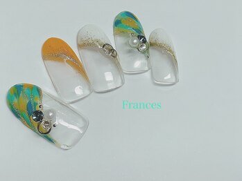 フランセス(Frances)/新作サンプル　ピーコック柄