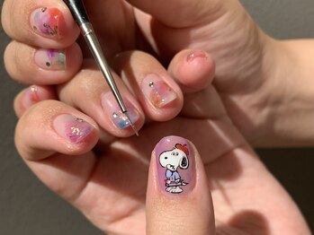 ウノプリール 梅田HARBIS PLAZA(uno pulir)/【手描きネイル】