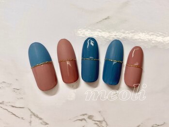 ミオリィ(meoli)/ワンカラー＋マットコートアート