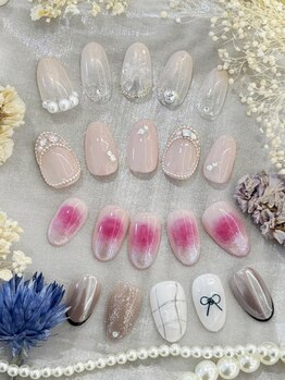 ネイルパレット 栄店(Nail Palette)の写真/《パラジェル専門店》とっておきの可愛いNAILに♪ワンホンネイル/フレンチネイル/持ち込みデザインご相談OK