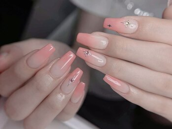 ピーチネイル 大塚(Peach Nail)/チップ長さだしxグラデ