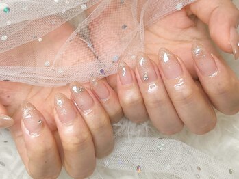 フラッシュグラデーションネイル