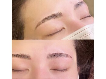 Pine tree 伊賀上野店 eyelashsalonの写真/【眉で顔の印象は決まる★】次世代3D BROWで憧れの垢抜けfaceに!毛流れを整え、立体感際立つ美眉を演出。