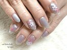 ホロ桜ネイル