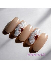 大人上品なぷっくりフラワー