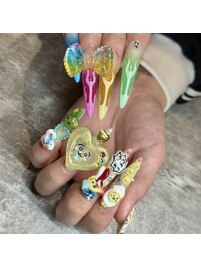 キャラクターネイル