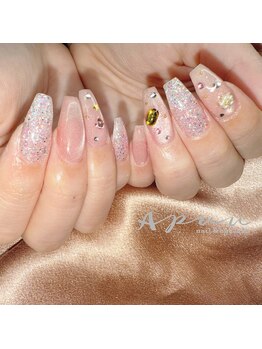 うるうる宝石ネイル