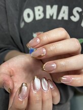 テソロネイル(TESORO nail)/変形フレンチ