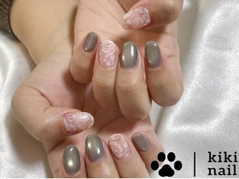 レースネイル／春ネイル