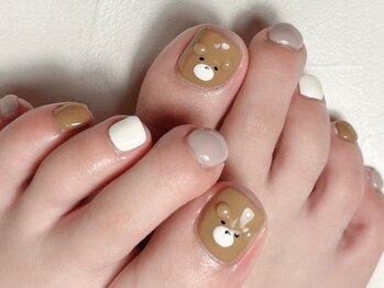 ラドール(La Dhole)/くまちゃんネイル