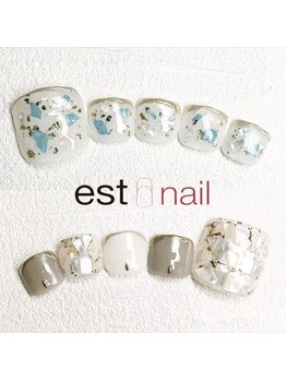 エストラッシュアンドネイル 銀座店(est lash&nail)の写真/【初回オフ無料!】足元から季節を楽しむ大人のフットネイル♪華やか.シンプル、トレンドデザインも＊銀座駅