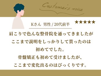 町田シバヒロ接骨院/お客様からの口コミ紹介2