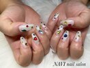 宝石ネイル