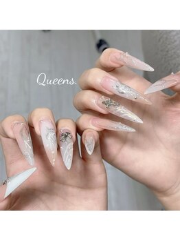 クイーンズビューティーサロン 新宿本店(Queen's beauty salon)/チップ長さ出し10本やり放題