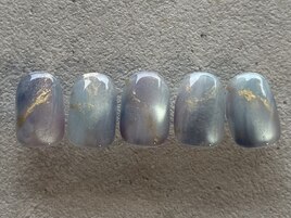 ブルーパープル奥行きマグネット