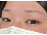 【目元の透明感U P】束感まつげパーマ【上】+美眉ワックス ¥8200