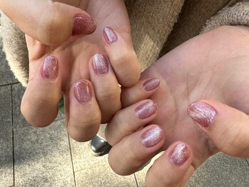 エムスラッシュ ネイル センター北店(M.SLASH)/透明感ネイル『 マグネット』