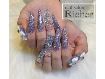 エスフィーネイルサロン リシェル(Esfy nailsalon Richer)/リボンネイル