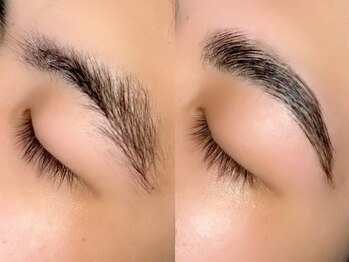 エメローズ 梅田店(AIMEROSE)の写真/プロの技術でモテ眉に[期間限定価格]メンズハリウッドブロウリフト¥5500美眉¥3850でスッキリ清潔感UP!