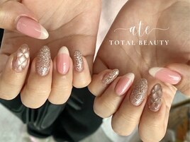 春キルティングネイル