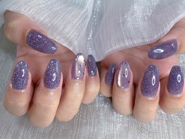 パープルドットネイル【錦糸町】