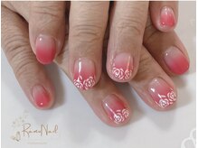 ラムネイル 元町(RamuNail)/薔薇グラデーション