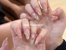 Best Nail 銀座店【ワンホンネイル・スカルプ・パラジェル・上品ジェルネイル】/チェックネイル