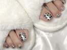シルバー×レオパード