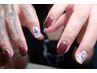 メンズネイルアート2本付き/ nail art for men on 2 fingers