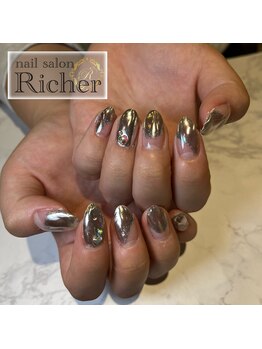 エスフィーネイルサロン リシェル(Esfy nailsalon Richer)/ミラーネイル