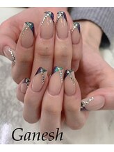 ネイルサロン ガーネッシュ(Ganesh)/ジェル(シールストーンのせ放題)