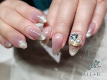 ネイルプラスユウ(NAIL+U)/ビジューネイル