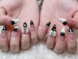 ドットリボンデザイン