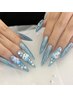 【HAND】長さ出し韓国ラメカラーネイル 90min ¥10500