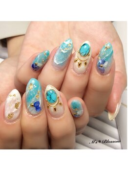 ネイルサロンアンドスクールエムズブロッサム(Nailsalon & school M's Blossom)/ジェルアート込コース