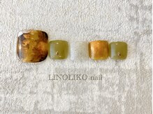 リノリコネイル 元住吉(Lino Liko nail)/11月☆フット定額デザイン