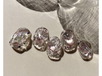 ガレリア エレガンテ 栄店(GALLARIA Elegante)/キラキラ天然石ネイル