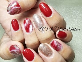 ニュアンス ボルドーカラー